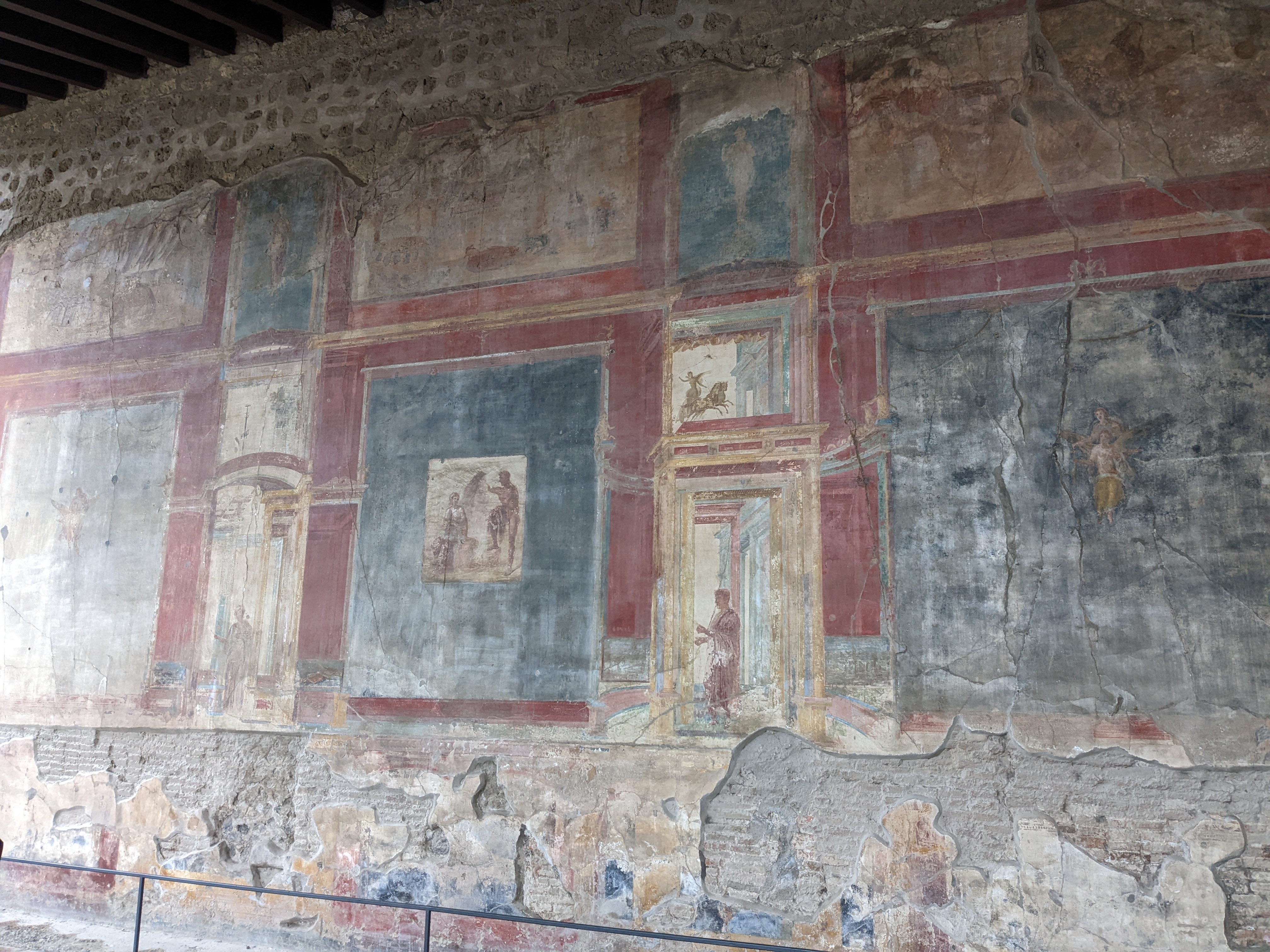 Fresco at the market in Pompei